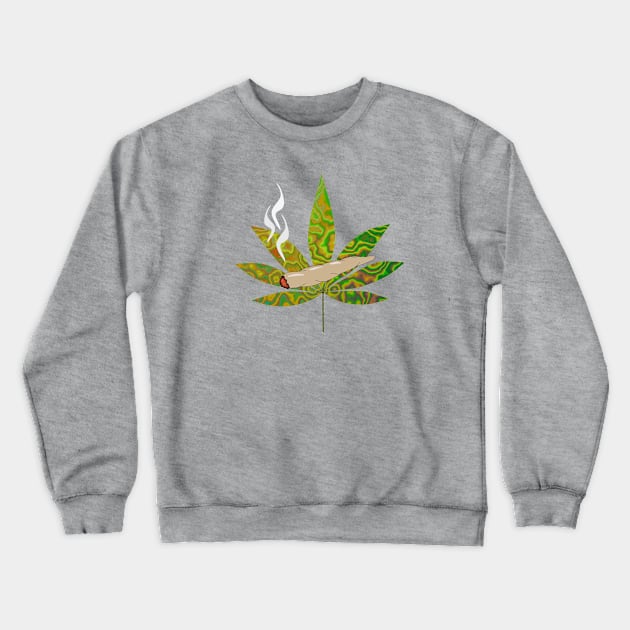 Weed Joint Crewneck Sweatshirt by SartorisArt1